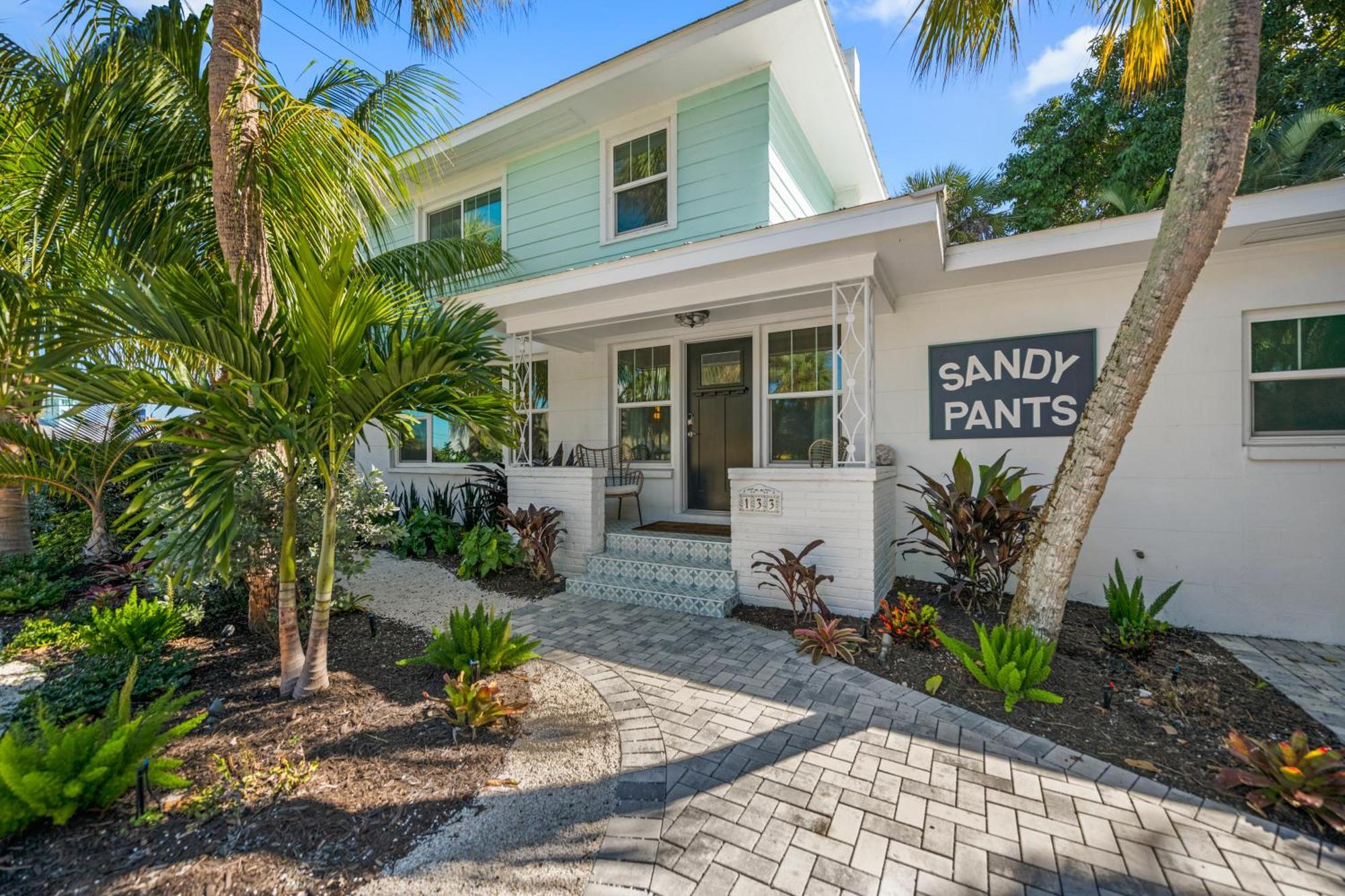 Sandy Pants - Designer Beach Chic Home Steps To Beach Backyard Oasis W Heated Pool Анна-Мария Экстерьер фото